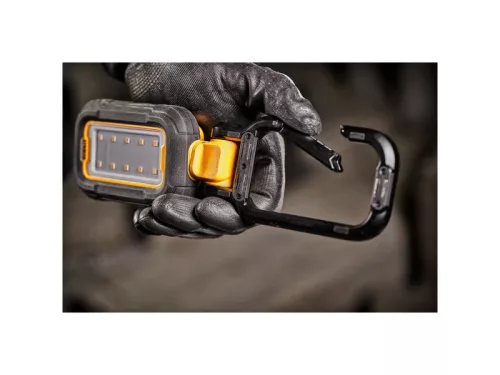 DEWALT Akkus LED lámpa 3,6V USB-C újratölthető, 360°-ban forgatható fej 1000 lm