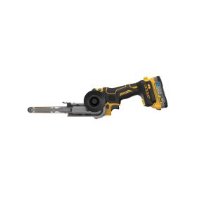   DEWALT Akkus szalagcsiszoló 18 V (2 x 1,7 Ah PowerStack akku + töltő + TSTAK)