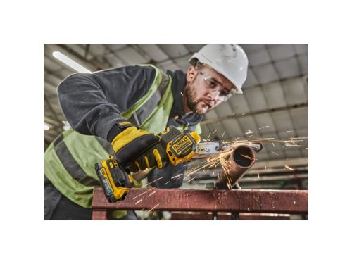 DEWALT Akkus szalagcsiszoló 18 V (2 x 1,7 Ah PowerStack akku + töltő + TSTAK)