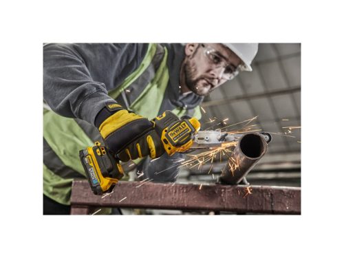 DEWALT Akkus szalagcsiszoló 18 V (2 x 1,7 Ah PowerStack akku + töltő + TSTAK)