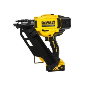   DEWALT Akkus szerkezetépítő szögbelövő 34° 18 V (2 x 5,0 Ah akku + töltő) kofferben