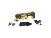 DEWALT Akkus multifunkciós gép + 29 részes tartozék készlet 18 V (Akku + töltő nélkül)
