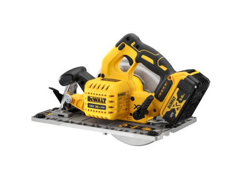 DEWALT Akkus körfűrész 184 mm 18 V (2 x 5,0 Ah akku + töltő) DCS572P2