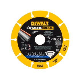   DEWALT EXTREME METAL Gyémánt vágókorong fémre 125 x 1,3 x 22,2 mm (fém/alu/inox)