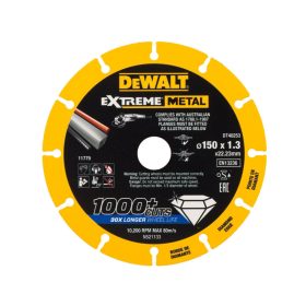   DEWALT EXTREME METAL Gyémánt vágókorong fémre 150 x 1,3 x 22,2 mm (fém/alu/inox)