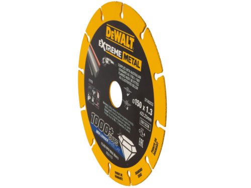 DEWALT EXTREME METAL Gyémánt vágókorong fémre 150 x 1,3 x 22,2 mm (fém/alu/inox)