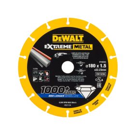   DEWALT EXTREME METAL Gyémánt vágókorong fémre 180 x 1,5 x 22,2 mm (fém/alu/inox)