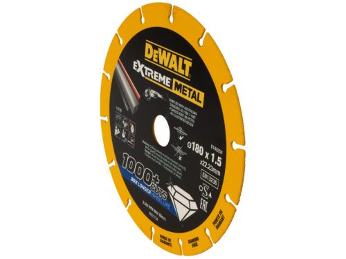 DEWALT EXTREME METAL Gyémánt vágókorong fémre 180 x 1,5 x 22,2 mm (fém/alu/inox)