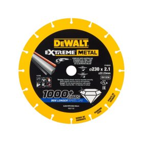   DEWALT EXTREME METAL Gyémánt vágókorong fémre 230 x 2,1 x 22,2 mm (fém/alu/inox)