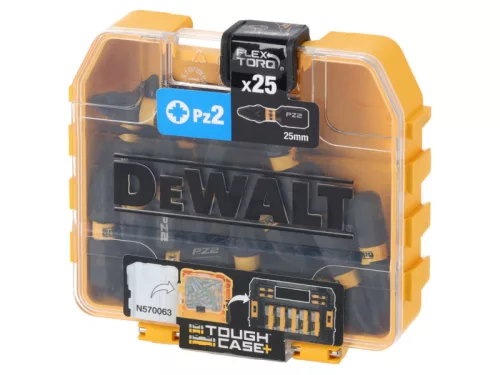 DEWALT Flextorq bithegy PZ2 x 25 mm Tough Case dobozban (25 db)