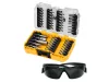 DEWALT Bithegy készlet 47 részes + Védőszemüveg