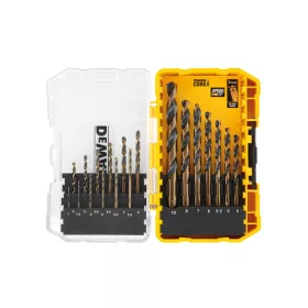   DEWALT Black & Gold Csigafúró készlet 19 részes HSS-G (1,0 - 10 mm)