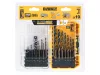 DEWALT Black & Gold Csigafúró készlet 19 részes HSS-G (1,0 - 10 mm)
