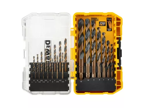DEWALT Black & Gold Csigafúró készlet 23 részes (1,0 - 12,0 mm)