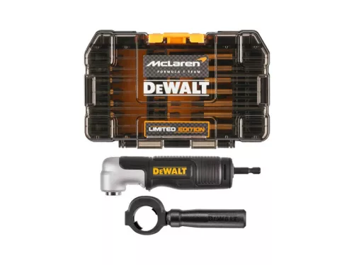 DEWALT/McLaren Bithegy készlet 33 részes sarokcsavarozó adapterrel
