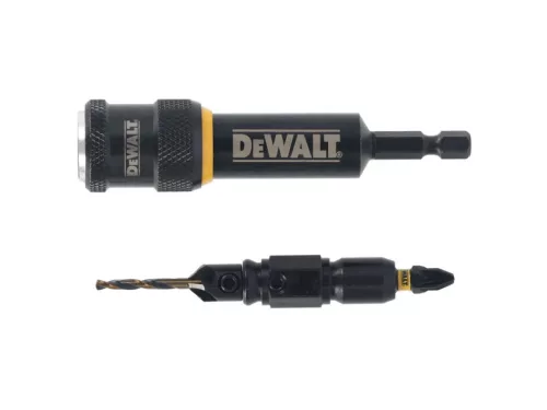 DEWALT Süllyesztőfúró + 8 mm előfúró + PZ2 x 25 mm bithegy