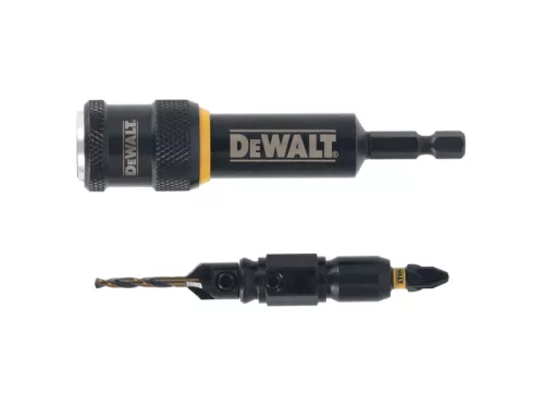 DEWALT Süllyesztőfúró + 12 mm előfúró + PZ2 x 25 mm bithegy