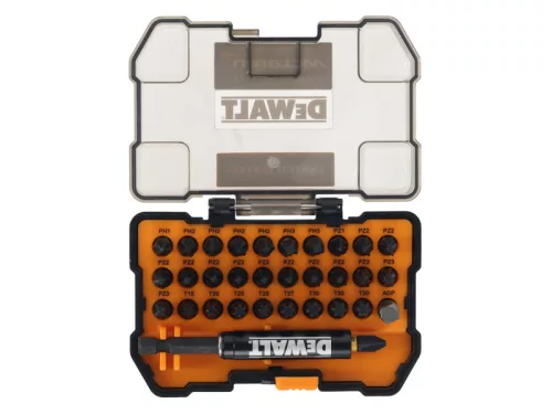 DEWALT/McLaren Bithegy készlet 32 részes Impact Ready bithegytartóval