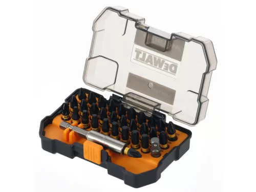 DEWALT/McLaren Bithegy készlet 32 részes bithegytartóval