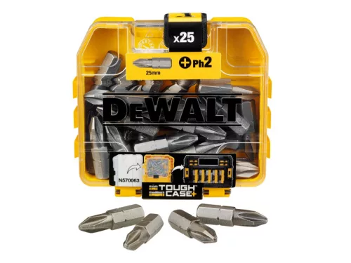 DEWALT Bithegy PH2 x 25 mm Tough Case dobozban (25 db)