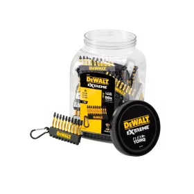   DEWALT Torx bithegy klt. karabínerrel 10 részes 1/4" Hex (T20x3, T25x4, T30x3 / 57 mm) FLEXTORQ