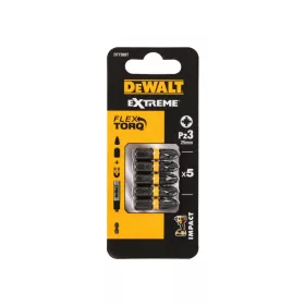 DEWALT Extreme Impact Bithegy PZ3 x 25 mm (5 db)