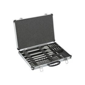   DEWALT Kőzetfúró és vésőszár készlet 15 részes kofferban SDS-Plus