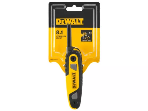DEWALT Imbuszkulcs készlet 8 részes (1,5-2-2,5-3-4-5-6-8 mm)