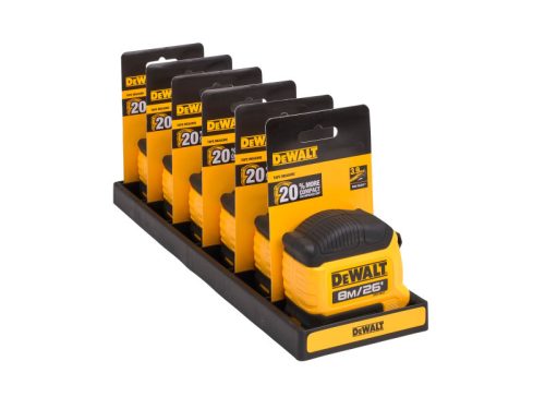 DEWALT Kompakt mérőszalag 8 m/26FT x 28 mm