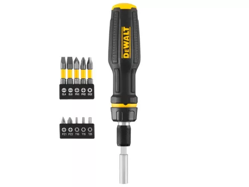 DEWALT Racsnis csavarhúzó bit készlettel