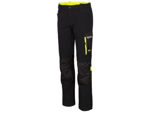 FLEXIMOVE 4-irányban elasztikus deréknadrág fekete XL-es 250g/m2