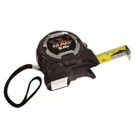   TAJIMA W-Mag Mérőszalag 5 m x 25 mm kétoldalon skálázott, mágneses házzal