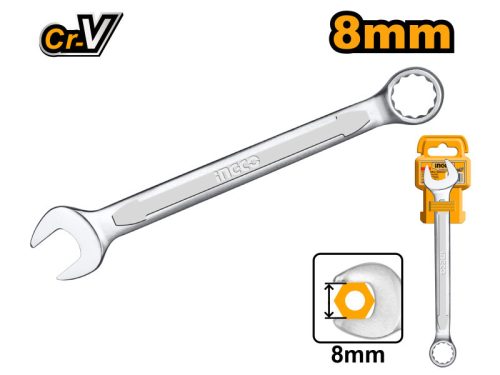 INGCO Csillag-villáskulcs 8 mm / 120 mm CrV