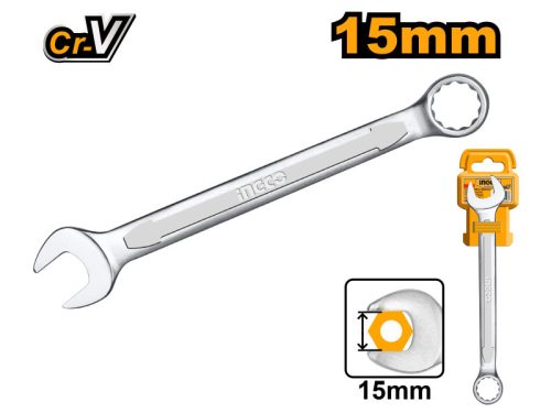 INGCO Csillag-villáskulcs 15 mm / 191 mm CrV