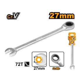 INGCO Racsnis csillag-villáskulcs 27 mm / 359 mm CrV