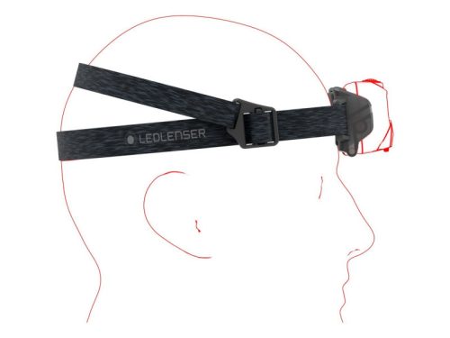 LEDLENSER Akkus fejlámpa HF6R Core 800 lm / 160m, Li-ion, fekete