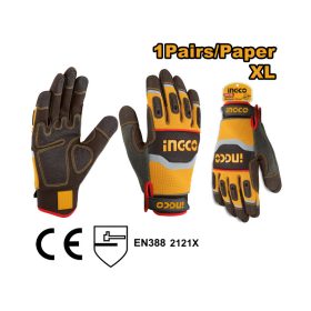 INGCO Szerelőkesztyű XL erősített