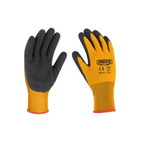 INGCO Szerelőkesztyű XL nitril mártott