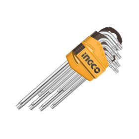 INGCO Torx kulcs készlet 9 részes T10-T50 S2