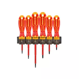   INGCO Csavarhúzó készlet 6 részes mágneses 1000 V-ig szigetelt