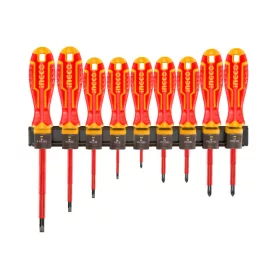   INGCO Csavarhúzó készlet 9 részes mágneses 1000 V-ig szigetelt