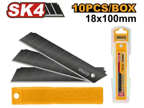 INGCO Törhető penge extra éles 18 mm (10 db)