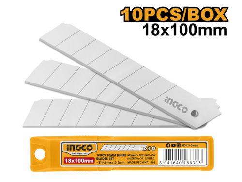 INGCO Törhető penge 18 mm (10 db)