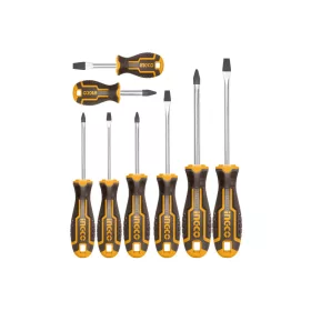 INGCO Csavarhúzó készlet 8 részes mágneses CrV