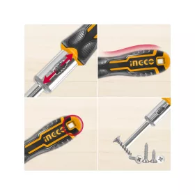 INGCO Racsnis csavarhúzó készlet 24 részes