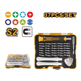 INGCO Precíziós csavarhúzó készlet 37 részes