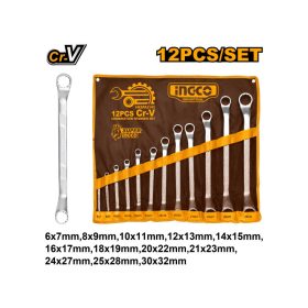 INGCO Csillagkulcs készlet 12 részes 6-32 mm CrV