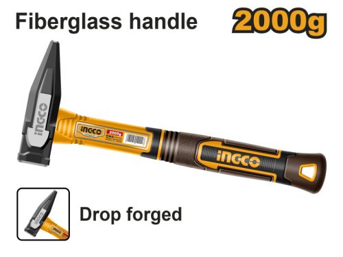 INGCO Lakatos kalapács 2000 g üvegszálas nyél