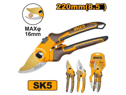 INGCO Metszőolló 220 mm teflonozott
