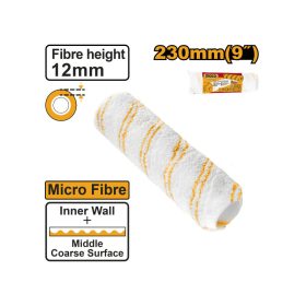 INGCO Mikroszálas festőhenger 230 x 12 mm kosaras nyélhez